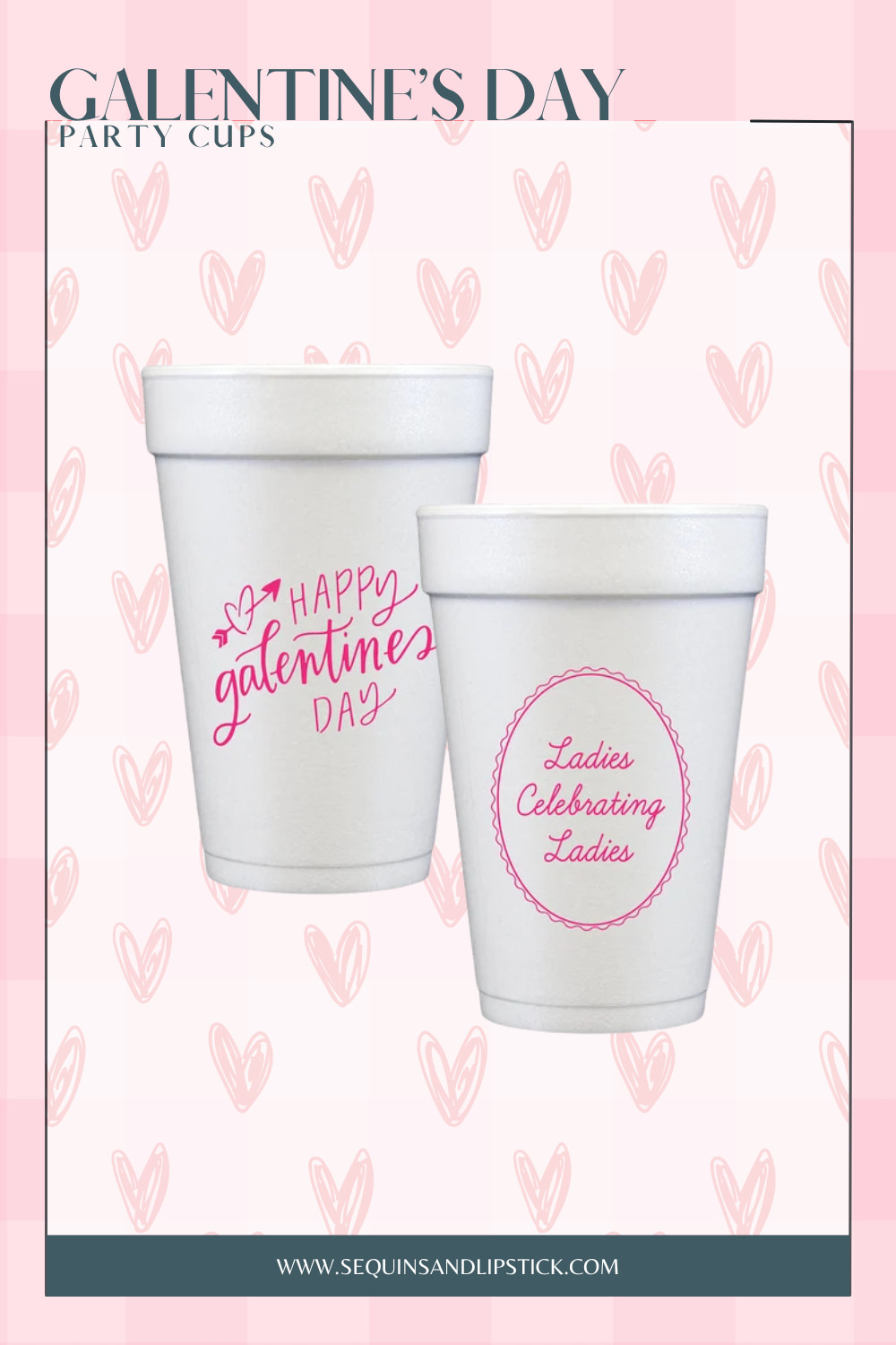 Celebrate friendship with custom Galentine’s Day party cups. Perfect for girls’ nights, brunches, and Valentine’s gatherings, these personalized cups are made for toasting with your favorite ladies. 

 #LTKSeasonal
