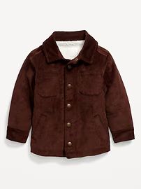 Sherpa-Lined Corduroy Shacket for Toddler Boys | Old Navy (US)