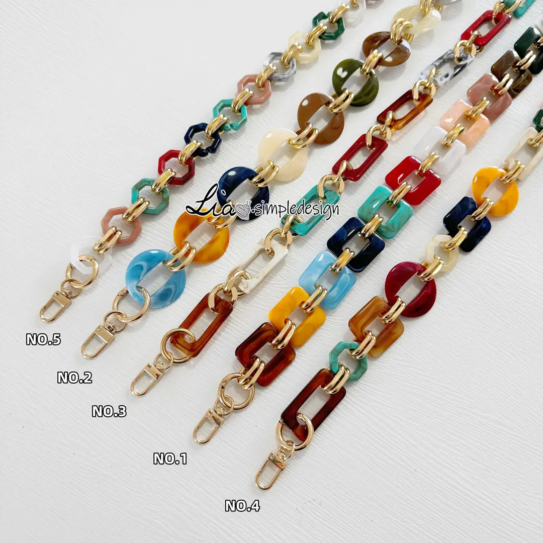 Acrylic High Quality Purse Chain, Metal Shoulder Handbag Strap,Replacement Handle Chain,Metal Cro... | Etsy (US)
