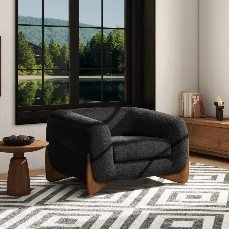 Amala Upholstered Barrel Chair | Wayfair North America