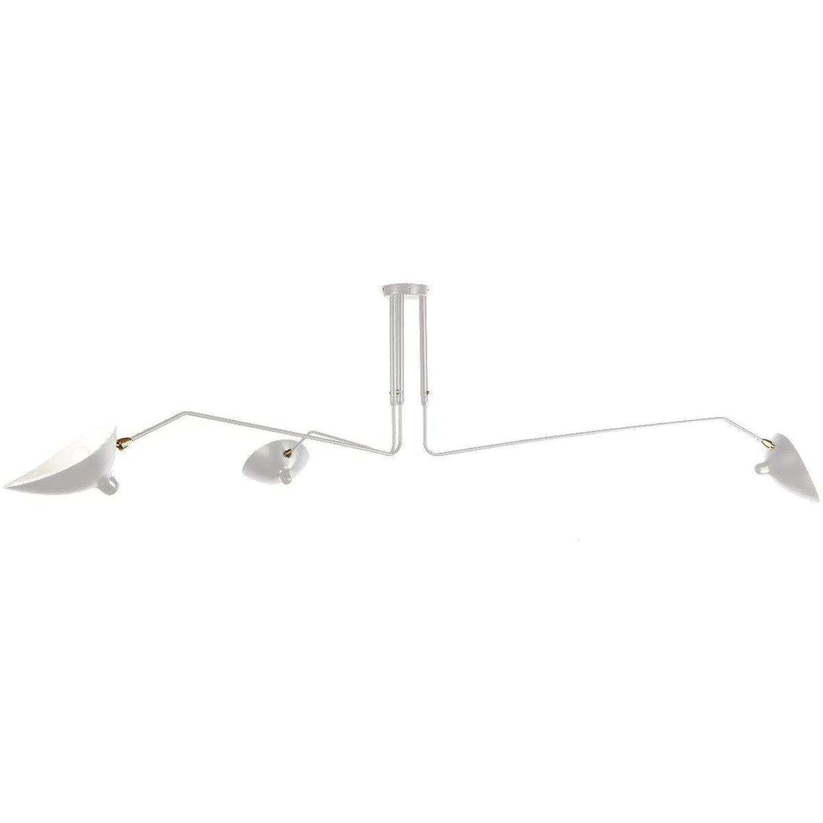 Mid Century MCL-R3 Ceiling Lamp - White | France and Son