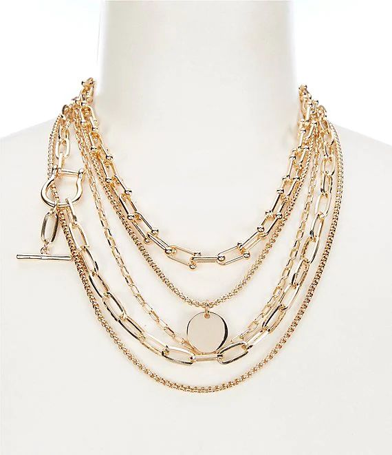 Anna & AvaMulti Strand Chain Necklace | Dillards