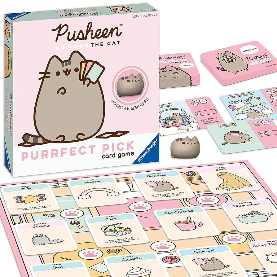 Ravensburger Pusheen Purrfect Pick Game - Fun Family Activity | Ideal for Cat Lovers and Pusheen ... | Amazon (US)