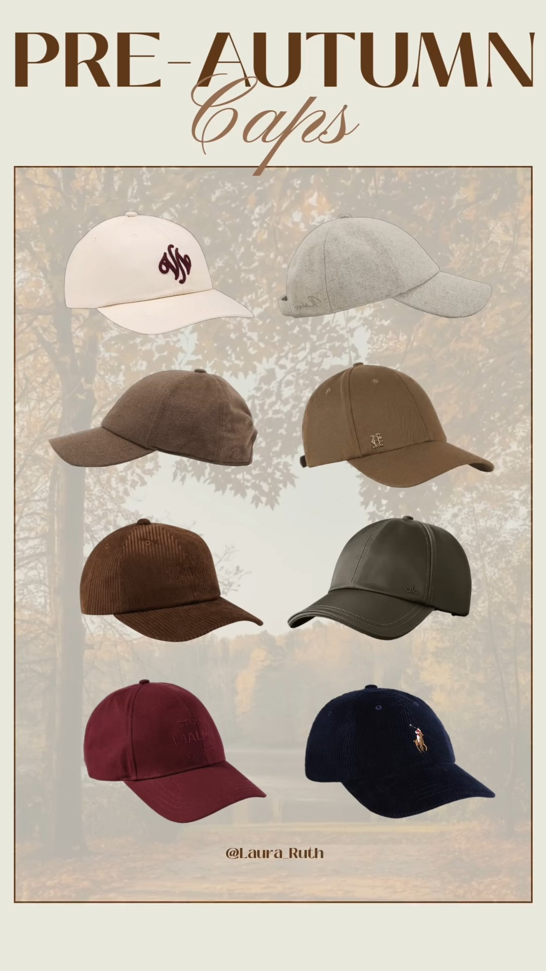 Autumn Caps and the perfect finishing touch for a casual autumn outfit 🤎🍂  A good cap is an easy way to elevate those everyday autumn looks, think cosy layers, neutral tones & effortless styling. 

 #LTKuk #LTKautumn #LTKstyletip