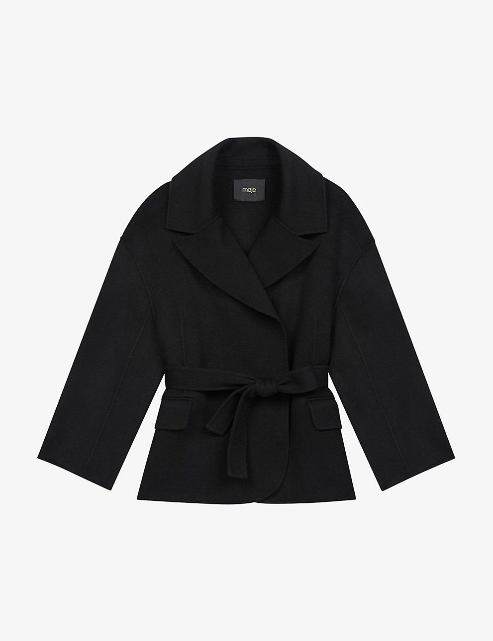 Glasson self-tie wool-blend coat | Selfridges