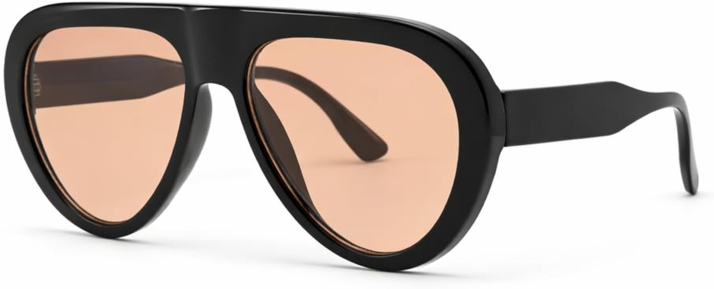 Bouryo Aviator Sunglasses for Women Men Trendy Oversized Vintage Sunglasses For Women Design with... | Amazon (US)
