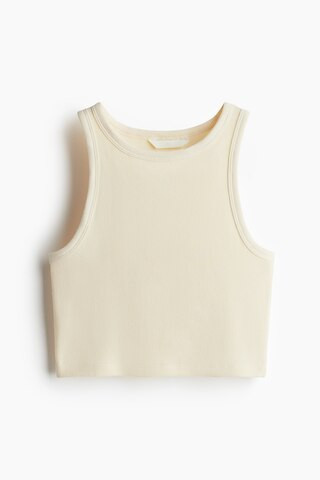 H & M - Crop Tank Top - Yellow | H&M (US + CA)
