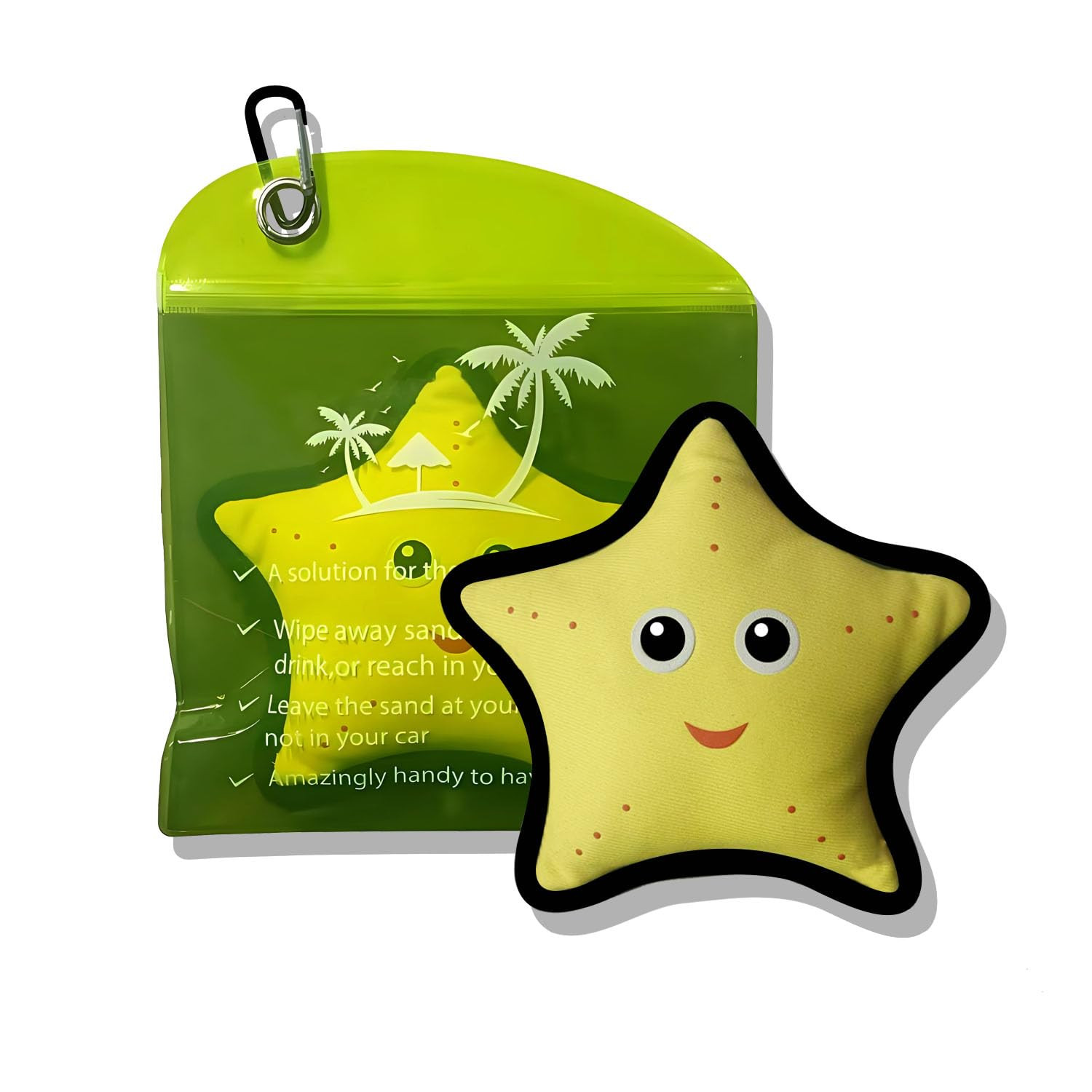 Sand Remover for Beach - Portable Quick-Dry Mesh Sand Shaker - Talc & Fragrance-Free Reusable Vac... | Amazon (US)