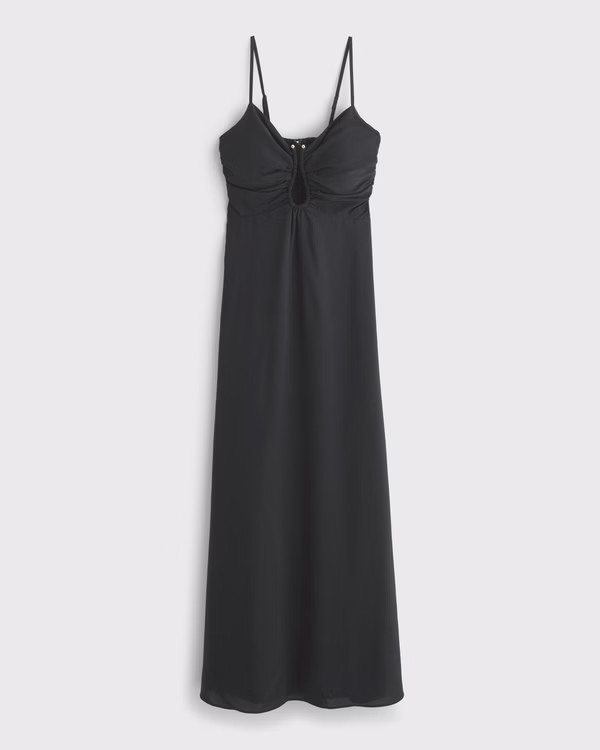 Women's Bra-Free Hardware Maxi Dress | Women's Dresses & Jumpsuits | Abercrombie.com | Abercrombie & Fitch (US)