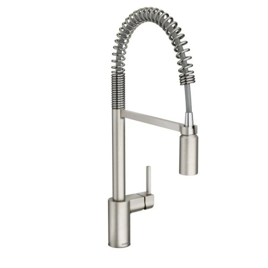 Moen Align 1.5 GPM Single Hole Pull Down Kitchen Faucet with Spot Resist Finish and Duralast | Build.com, Inc.