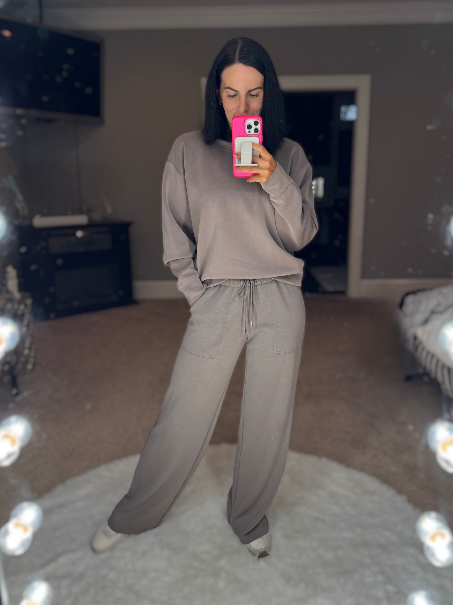 The chokehold this set has on me ain’t even funny. Feels just like the expensive brand but a fraction of the cost. Wearing a S top and XS bottom  

#LTKPetite #LTKStyleTip #LTKOver40