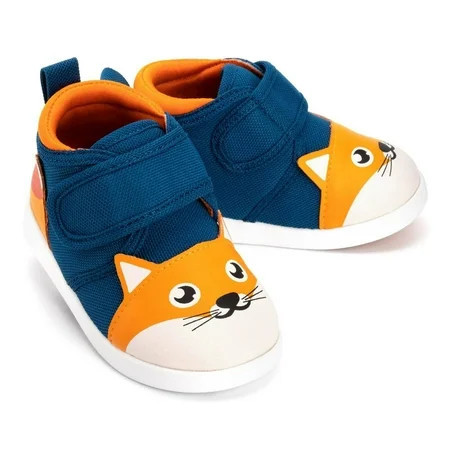 ikiki Fox Squeaky Toddler Shoes | Deep Blue | Walmart (US)