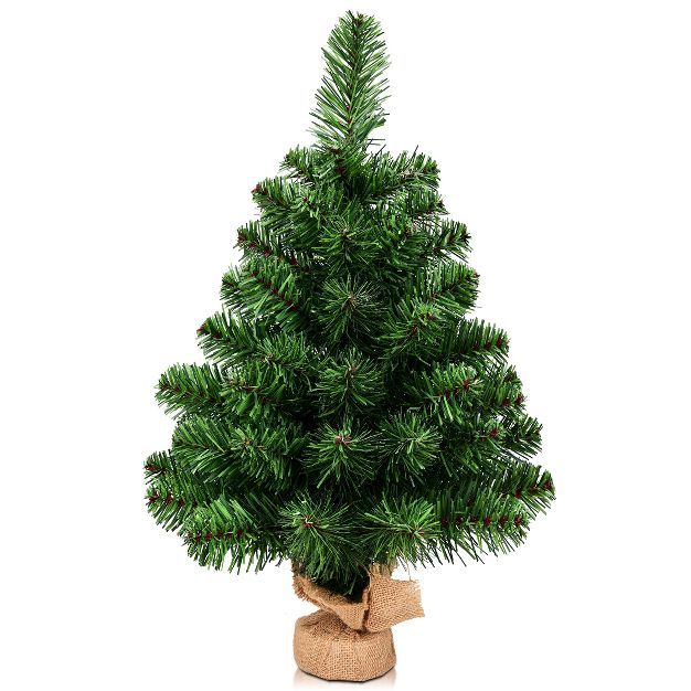Costway 2Ft Season Decoration PVC Artificial Small Christmas Tree | Target