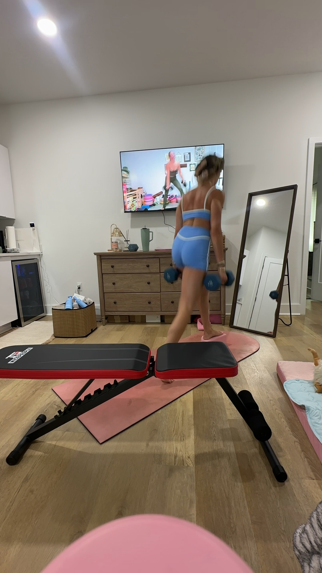 Amazon size small 2 Piece Workout Sets for Women Contrast Panel Sports Bra Cami Top and Butt-lifting Pants Active Jogger Outfits

My workout and workout gear for my daily workout. I take pilates classes from @lexfish on Instagram she has a whole online platform and membership! Most of my pilates gear and tools are from Bala. Bala use code SLOANE15. 
#workoutgear #workoutwear #pilates #ootd #outfit #athleticwear #athleticoutfit #bikershorts #sportsbra #pilatesoutfit #athleisure #bala #pilatesworkout #pilateslovers #pilatestiktok #balabangles

#LTKfitnessgoals #LTKActive #LTKdayinmylife