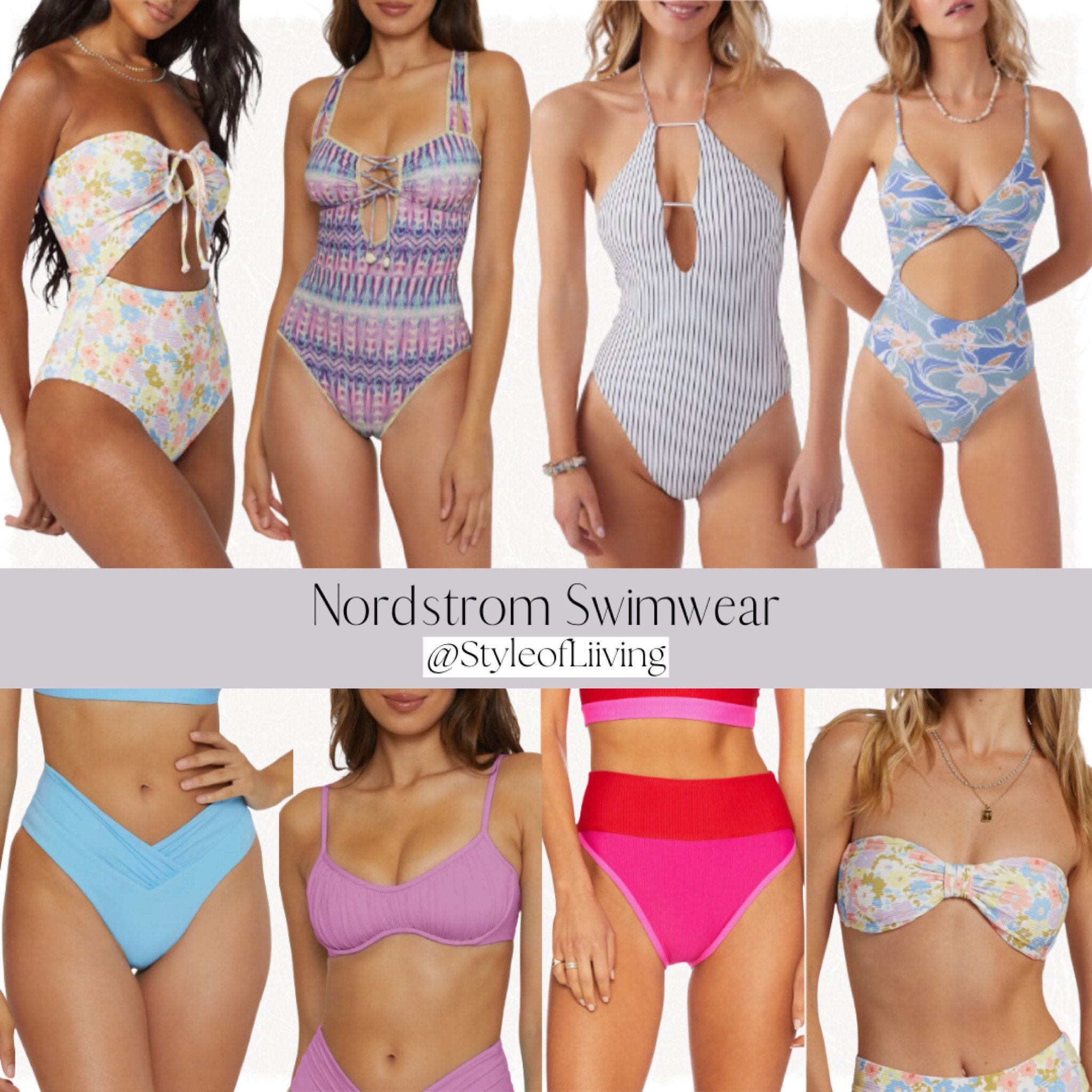 Women’s swimwear from Nordstrom! One pieces and bikinis. Vacation fashion. Bathing suits. Beach and pool style.

#LTKtravel #LTKswim #LTKSeasonal