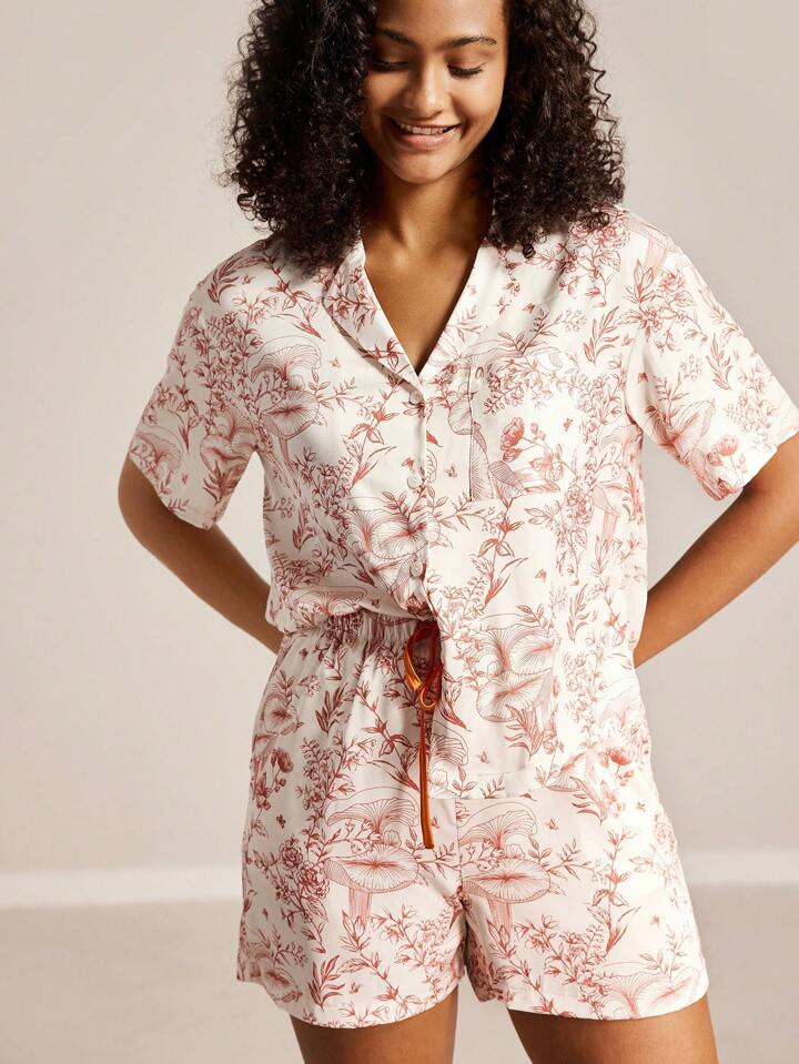LUVLETTE Satin Pajama Set | SHEIN