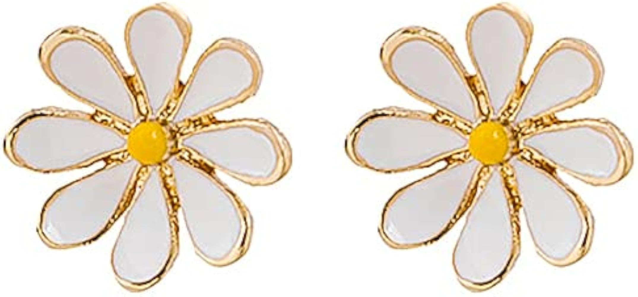 Daisy Flower Stud Earrings.Cute Chrysanthemum Dangle Earring Little Sun Flower Drop Earring for W... | Amazon (US)