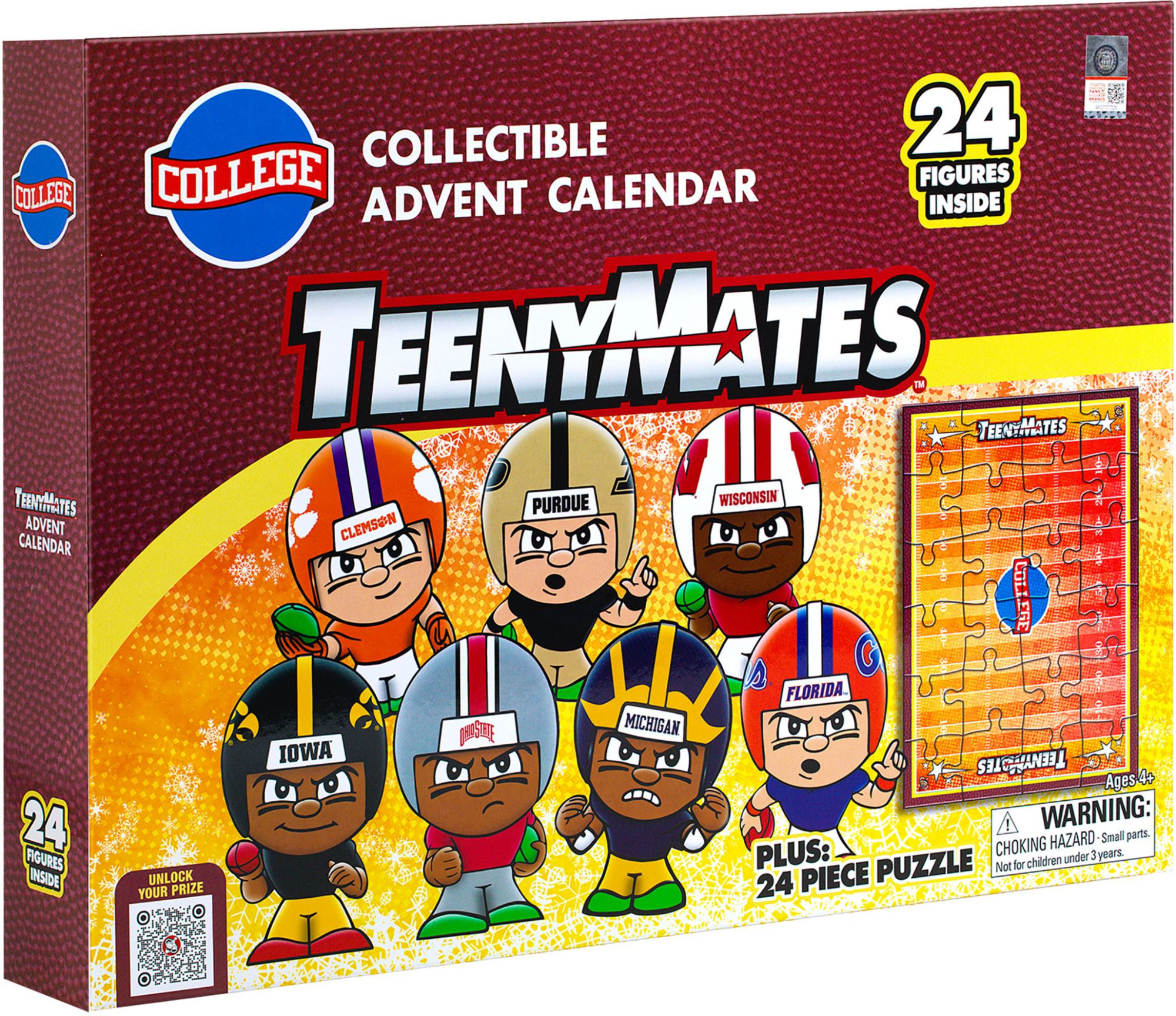 Party Animal TeenyMates 2026 College Football Advent Calendar | DICK'S Sporting Goods