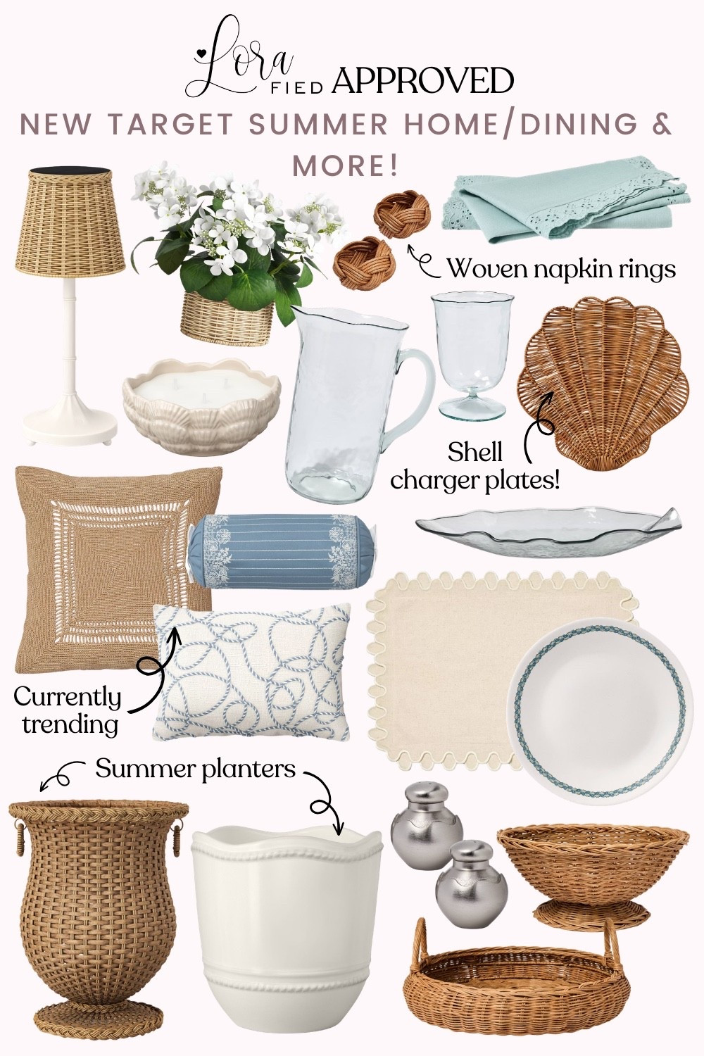 LORAfied Approved Picks from the New Target Summer Home and Dining Collection!
target new arrivals, target summer arrivals, summer dining, summer hosting, summer home, outdoor home decor 

#LTKSeasonal #LTKHome