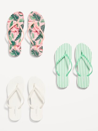 Flip-Flop Sandals 3-Pack for Women (Partially Plant-Based) | Old Navy (US)