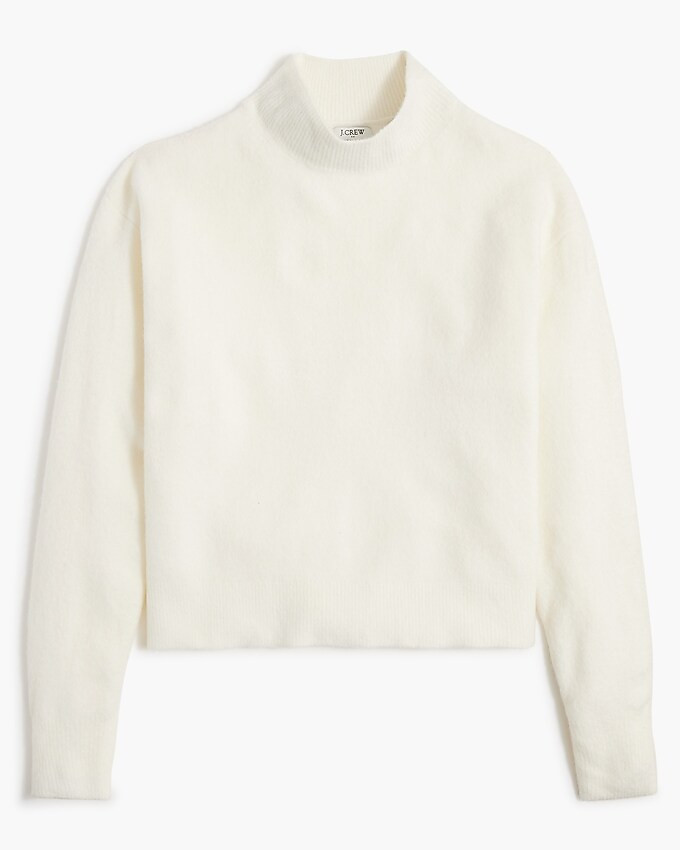Mockneck sweater in extra-soft yarn | J.Crew Factory
