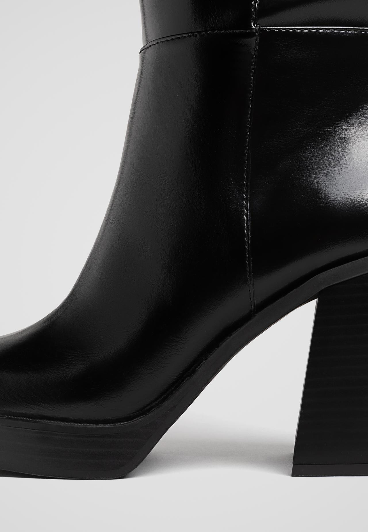 High-heel platform boots - Women's fashion | Stradivarius United Kingdom | Stradivarius (UK)