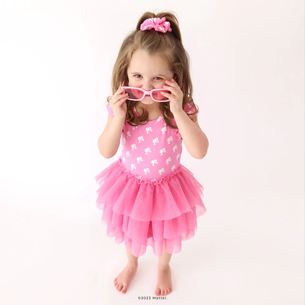 Pink Girl Toddler Tulle Dress | Barbie™ x Posh Peanut® | Posh Peanut