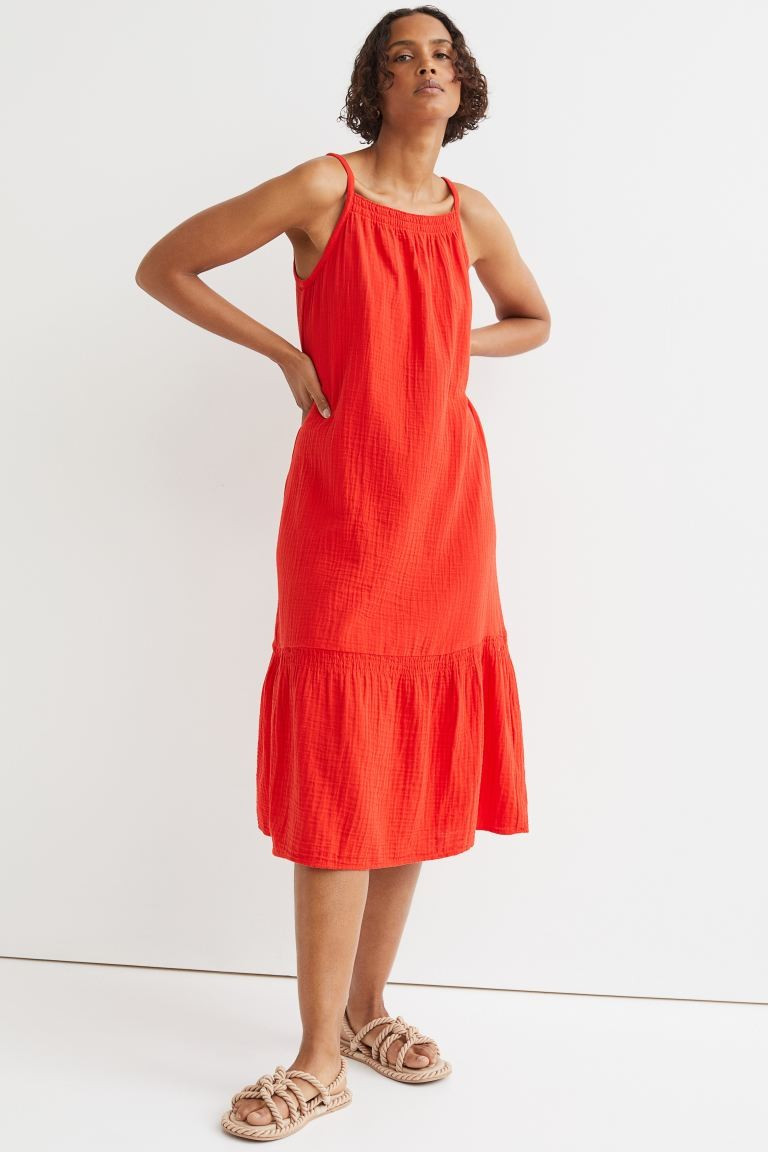 Double-weave Cotton Dress | H&M (US + CA)
