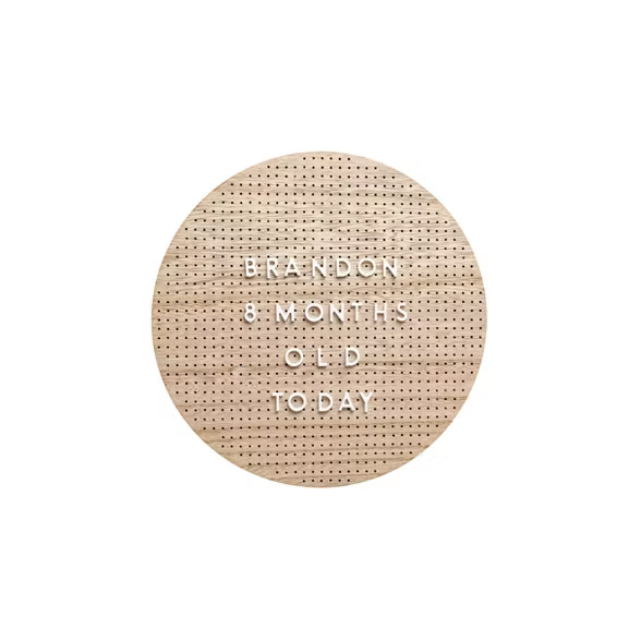 Pearhead Wooden Peg Letterboard | Target