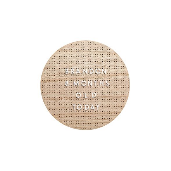 Pearhead Wooden Peg Letterboard | Target