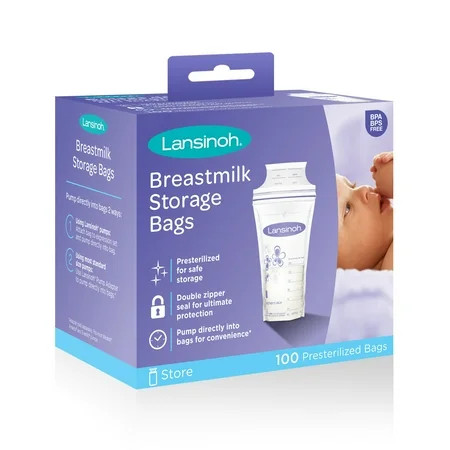 Lansinoh Breast Milk Storage Bags, 100 Count - Walmart.com | Walmart (US)
