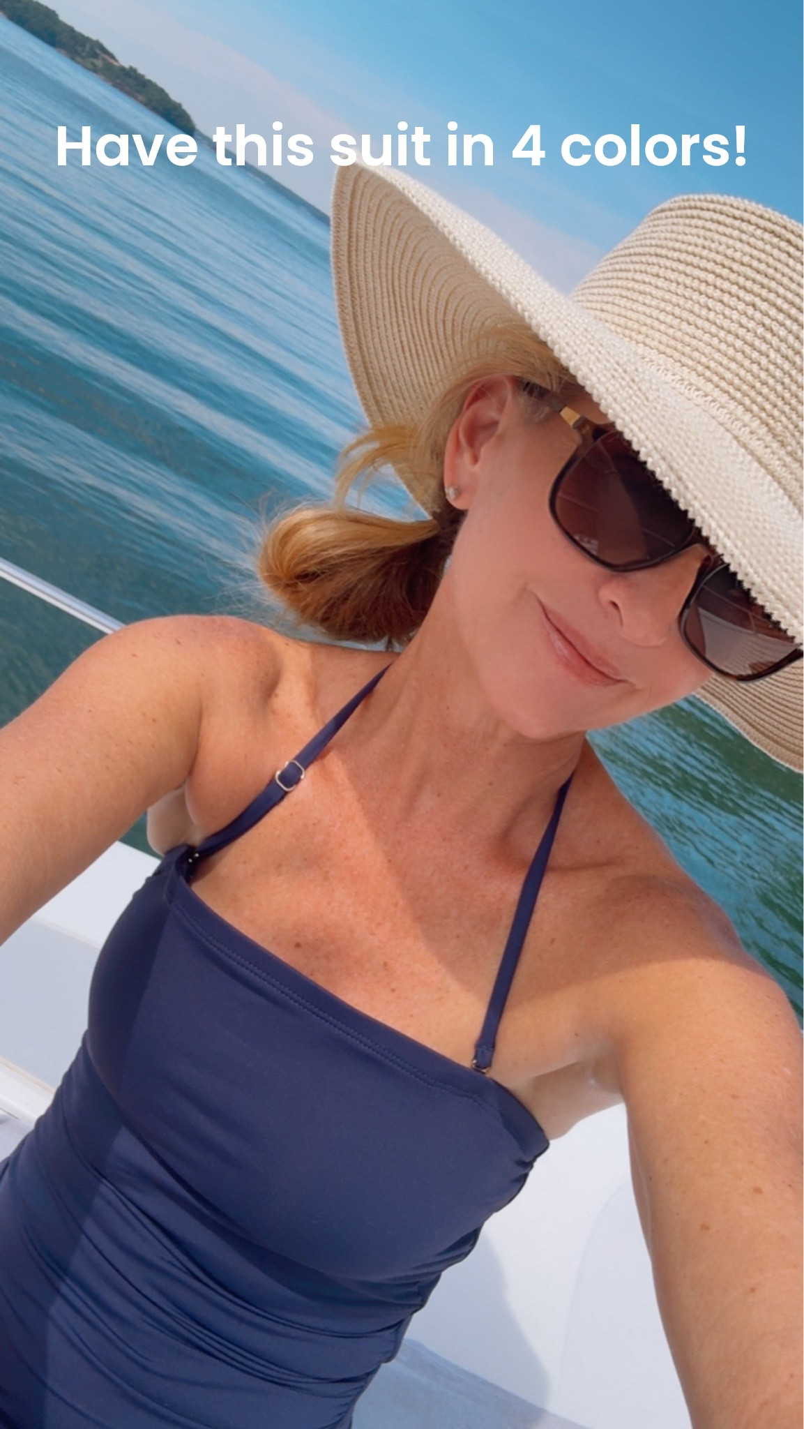 Love this one piece with removable strap 
I’m wearing a small

#LTKSwim #LTKOver40 #LTKSeasonal