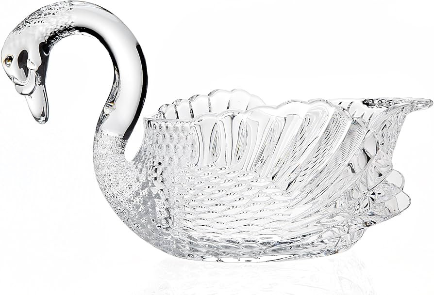 Godinger Swan Centerpiece Bowl Crystal Giftware | Amazon (US)