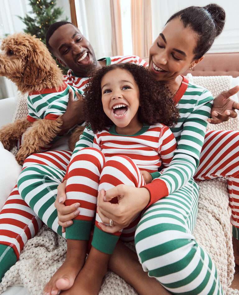 Holiday Stripes Matching Family Pajamas | Hanna Andersson