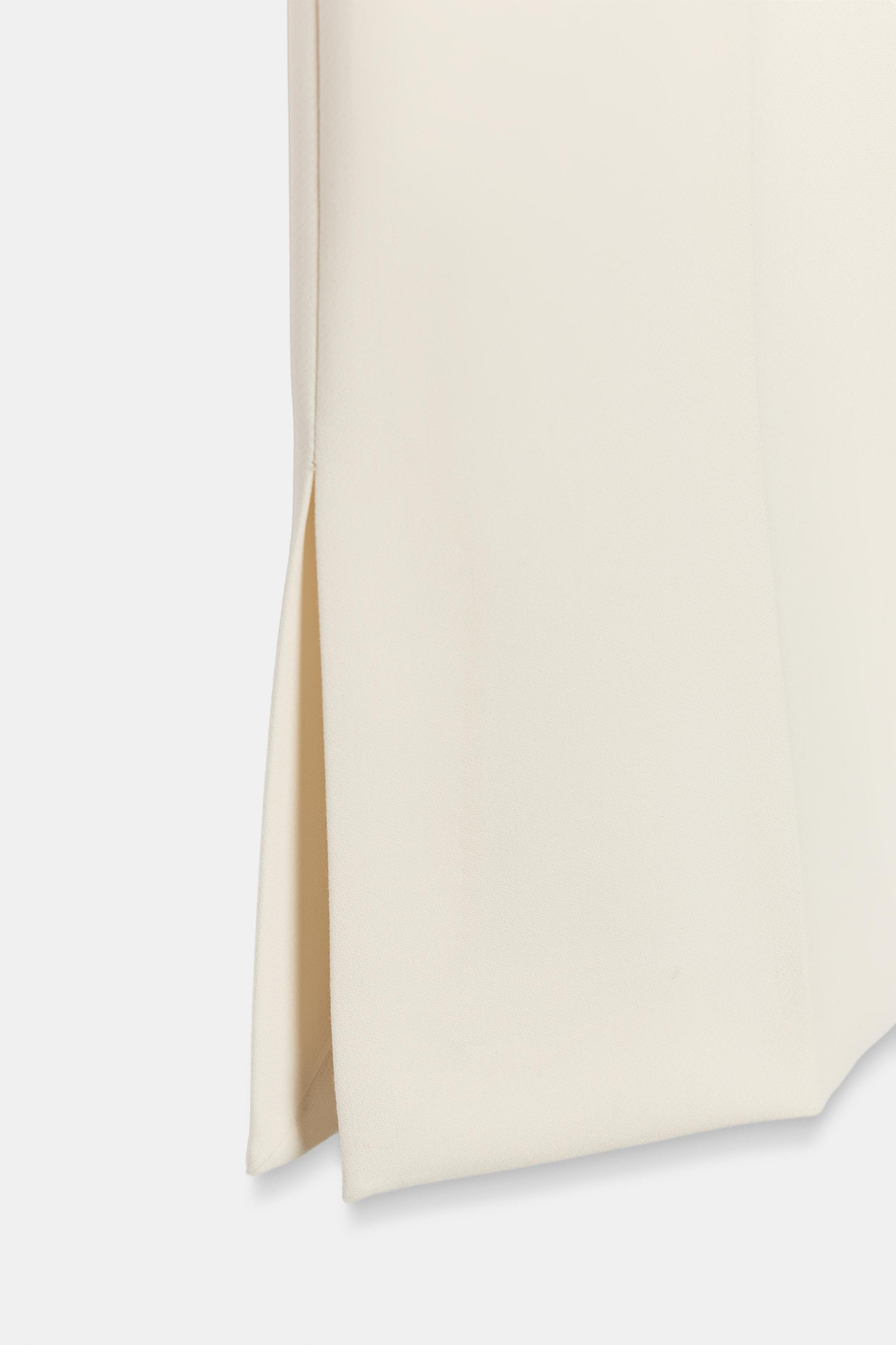 ZW COLLECTION HIGH-WAIST CROPPED PANTS | Zara US
