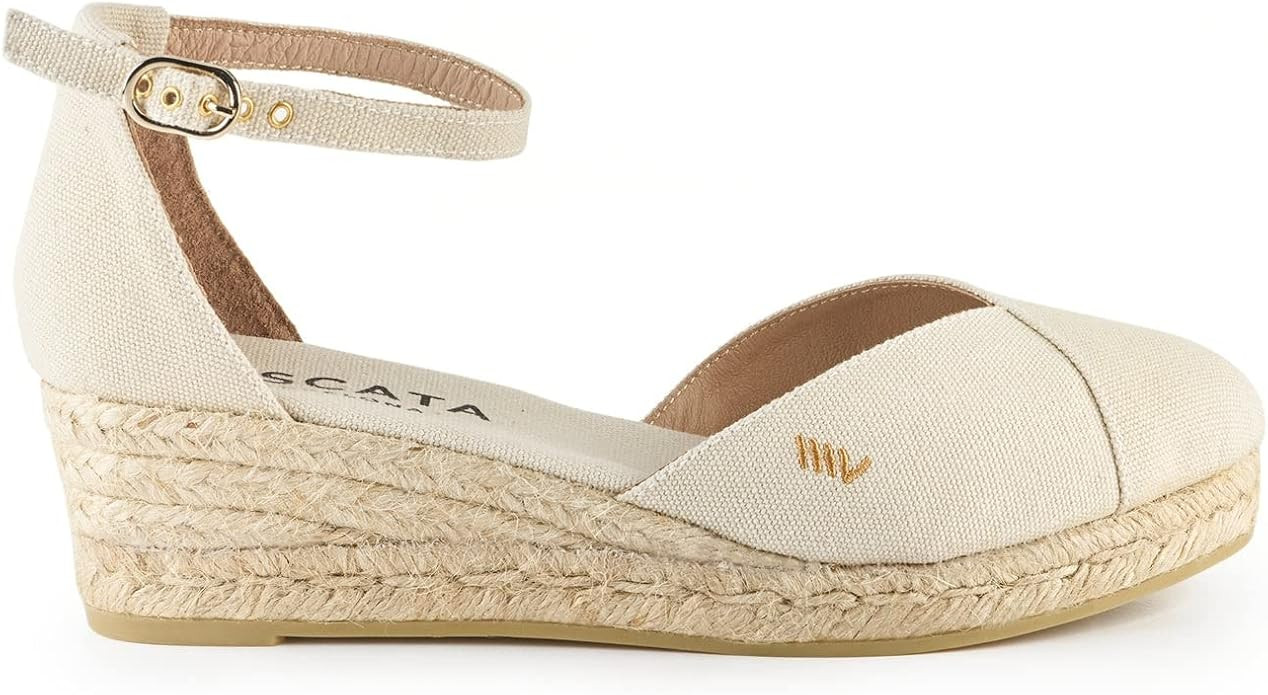 VISCATA Formiga Canvas Espadrille Sandal Wedges, Comfort and Style for Every Occasion, Size 5-12 | Amazon (US)