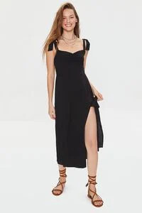 Sweetheart Tie-Strap Midi Dress | Forever 21 (US)