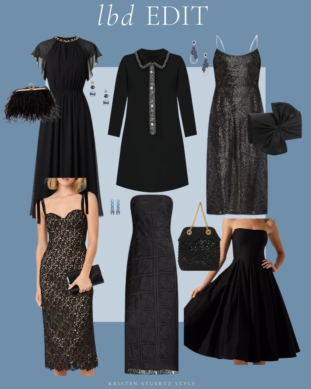 A beautiful selection of the little black dresses and coordinating accessories! Perfect for date night, cocktail parties, and formal events, the lbd is a classic wardrobe piece you’ll love having in your collection! 

#spring dresses #date night outfits  #black dresses #cocktail dress 

#LTKOver40 #LTKootd #LTKTall