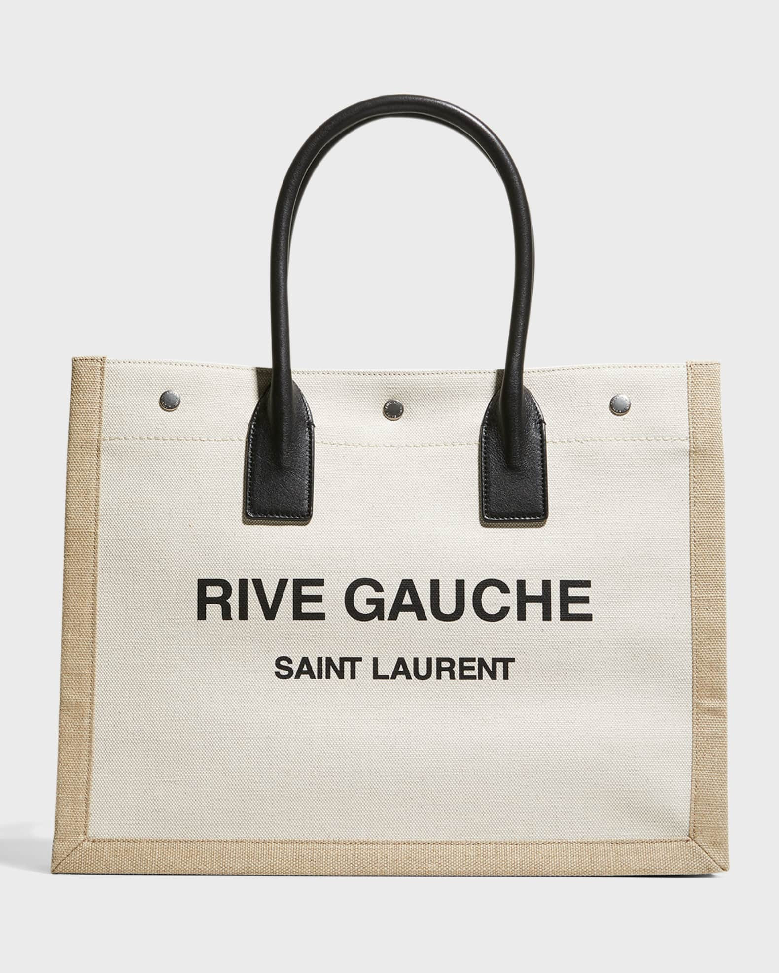 Rive Gauche Small Tote Bag in Canvas | Neiman Marcus