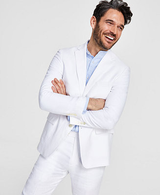 Men's UltraFlex Classic-Fit Linen Sport Coats | Macys (US)