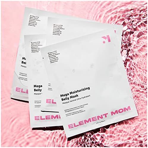 Element Mom Mega Moisturizing Belly Mask for Stretch Marks | 70 ml/2.4 fl oz | 5 Types of Hyaluronic | Amazon (US)