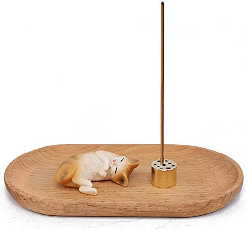 Incense Burner - Incense Holder - Cute Cat Incense Burner Holder - Incense Sticks Holder - Wooden In | Amazon (US)
