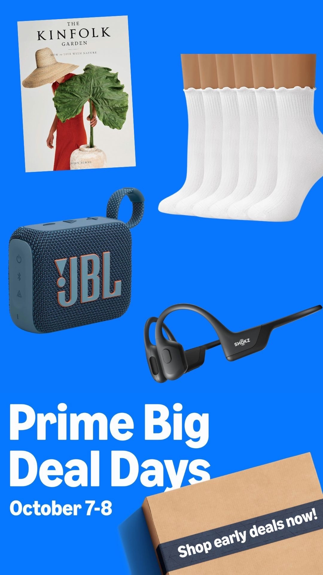 A stunning coffee table book for an INCREDIBLE price, the cutest socks (perfect for a stocking stuffer!), the best teen gift portable speaker and running headphones that allow them to have great sound and still hear their surroundings. All deals available now on @amazon ! #ad #founditonAmazon