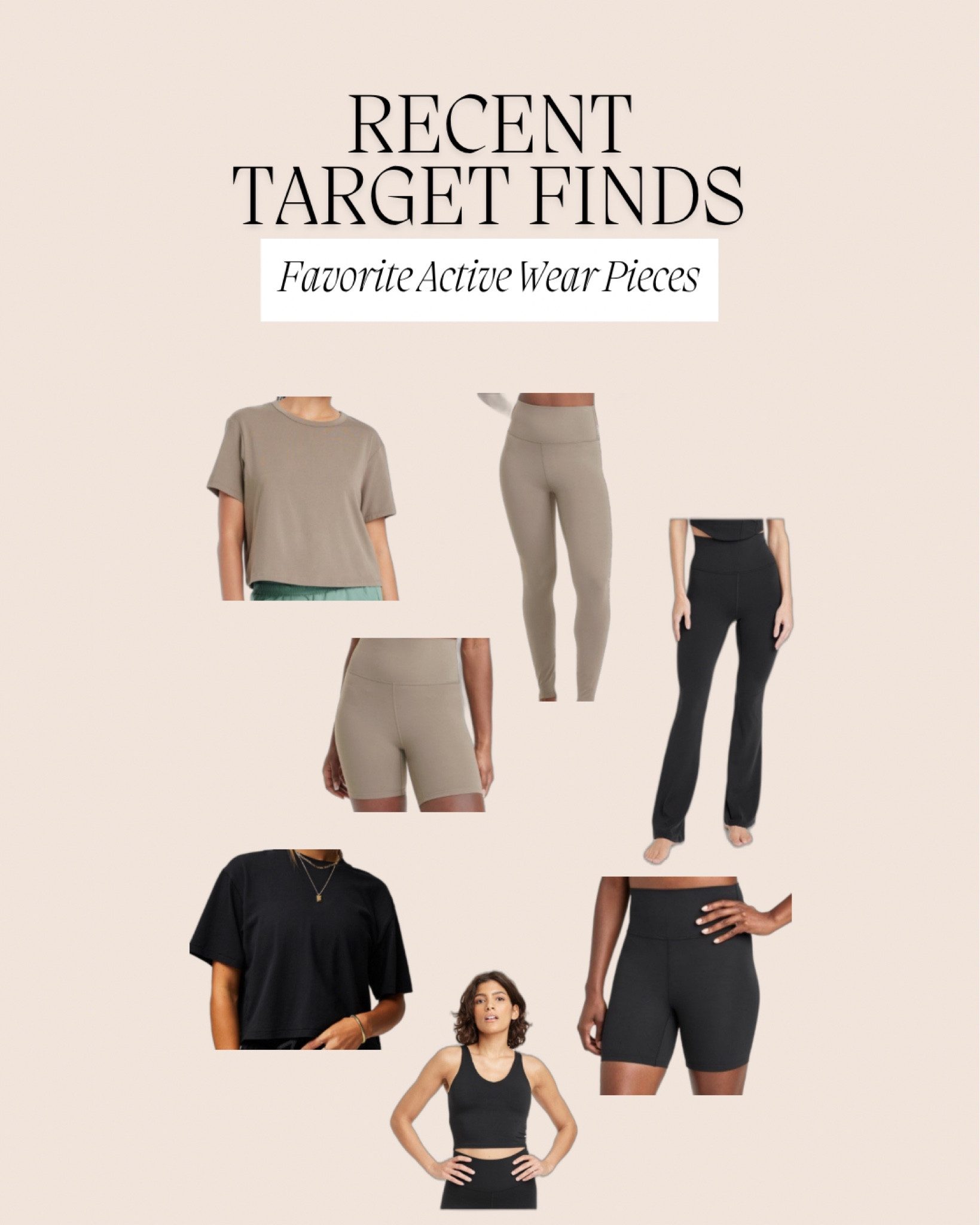 These are the softest active wear pieces I’ve ever felt and they are stretchy and figure flattering.

I’m wearing a medium in all pieces

#LTKFitness #LTKStyleTip