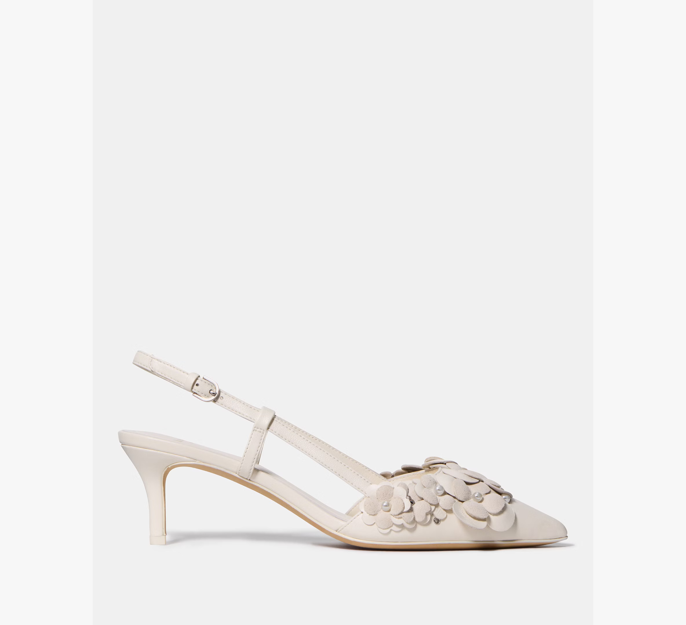 Kate Spade Flower Garden Slingback Pump, Cashew Milk - 9.5 | Kate Spade (US)