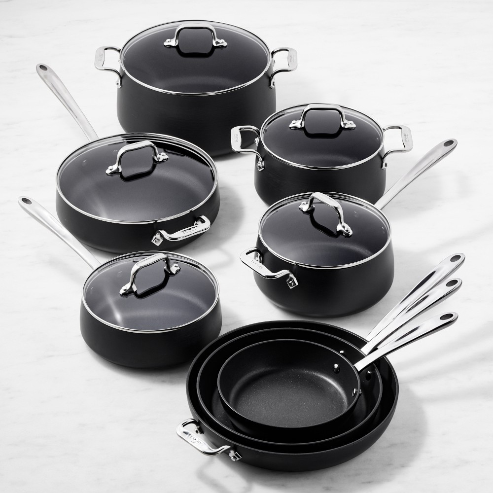 All-Clad HA1 Expert Hard Anodized Nonstick 13-Piece Cookware Set | Williams-Sonoma