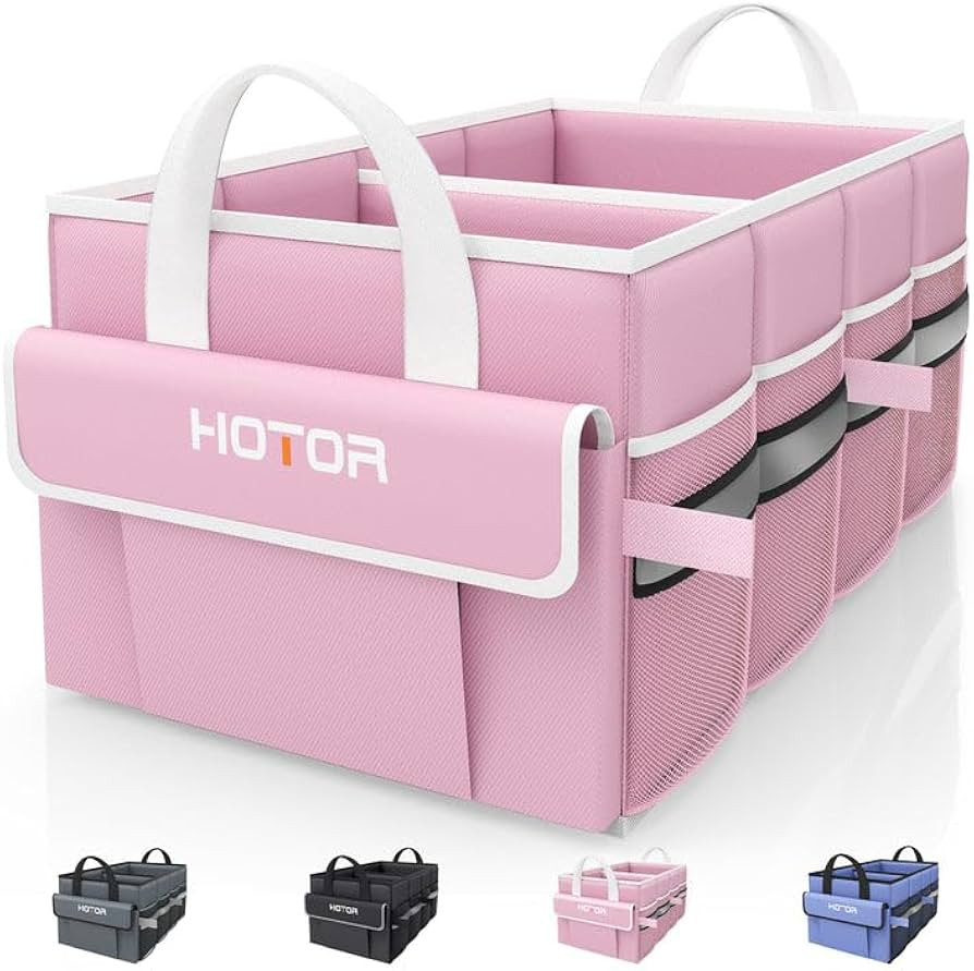 HOTOR Trunk Organizer for Car - Car Organizer, Foldable Trunk organizer for SUV, Sedan & Van, Car... | Amazon (US)