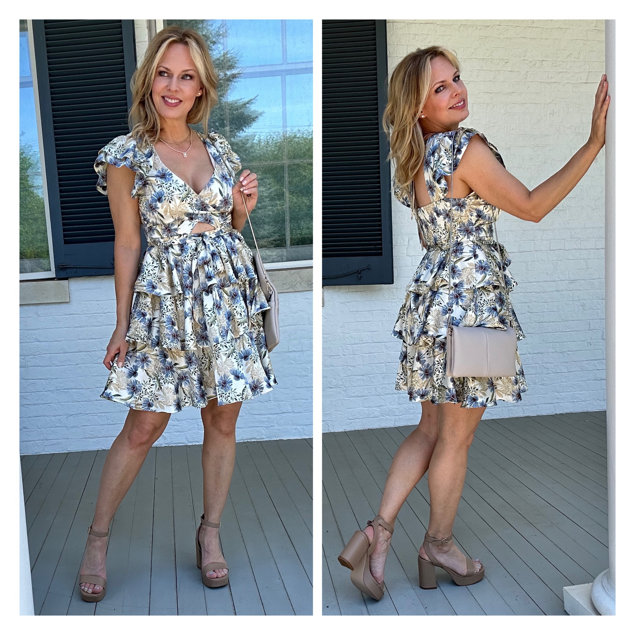 It’s fun & flirty. I’m 5’4” and I love this minidress. Nude platform sandals made my legs look longer! 

#LTKshoecrush #LTKstyletip #LTKwedding