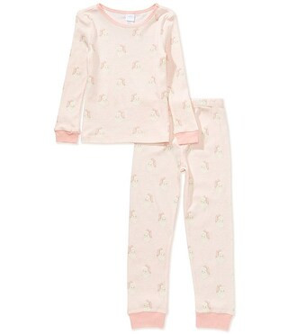 Edgehill Collection x The Broke Brooke Little Girls Harper Vintage Santa Pajama Set | Dillard's | Dillard's