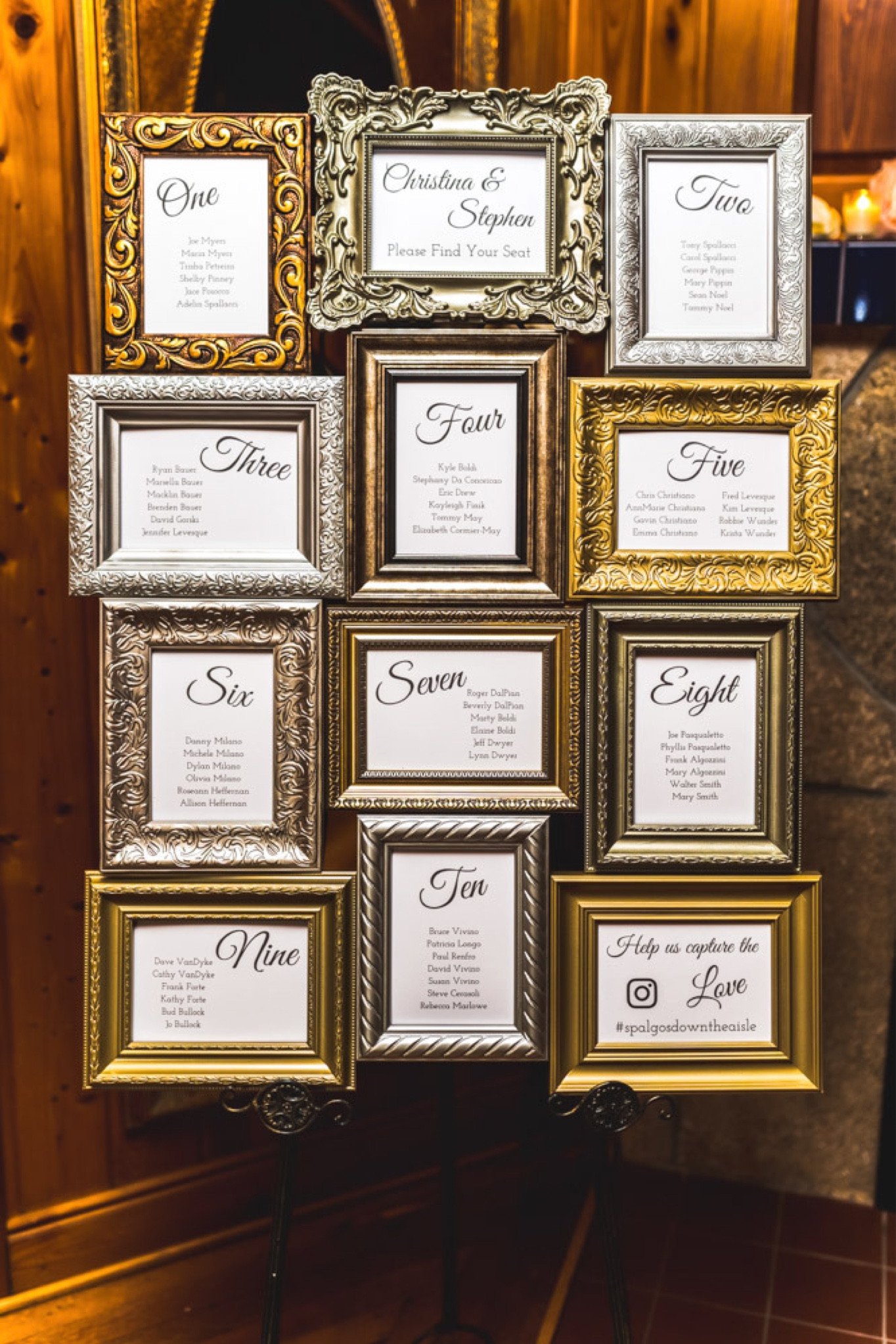 Make this gorgeous wedding seating chart in a few easy steps. Full tutorial is on our blog. Vintage style frames create a beautiful elegant seating assignment display for any special event. #seatingchart #diywedding 

#LTKSeasonal #LTKunder50 #LTKfamily